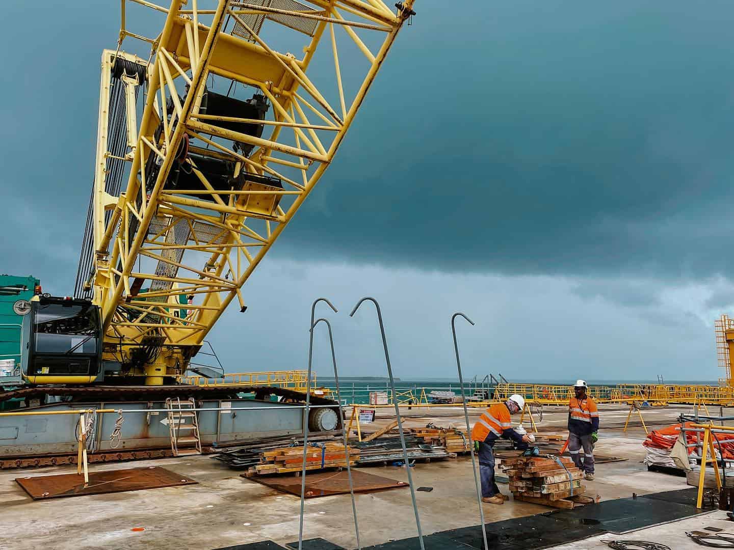 Construction Crane — Concreters in Holtze, NT